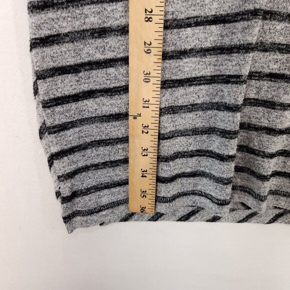 Rag & Bone T-Shirt Dress Size Small Gray Striped Pull Over Tunic Stretch - Picture 8 of 11